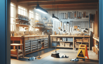 7 maneras de organizar y limpiar el área de trabajo de manera eficiente en talleres