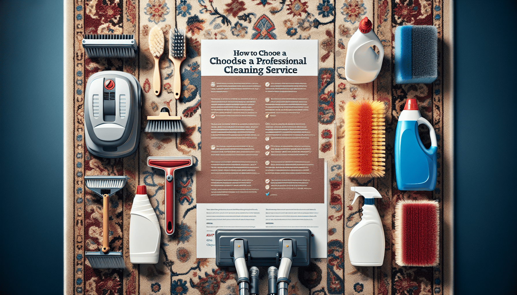 Cómo Elegir un Servicio Profesional de Limpieza de Alfombras