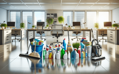 Herramientas indispensables para la limpieza diaria de oficinas