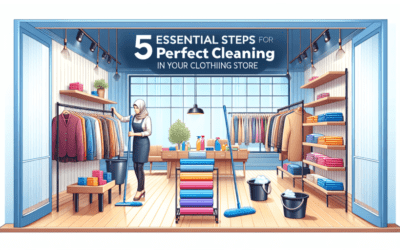 Los 5 pasos esenciales para una limpieza impecable en tu tienda de ropa