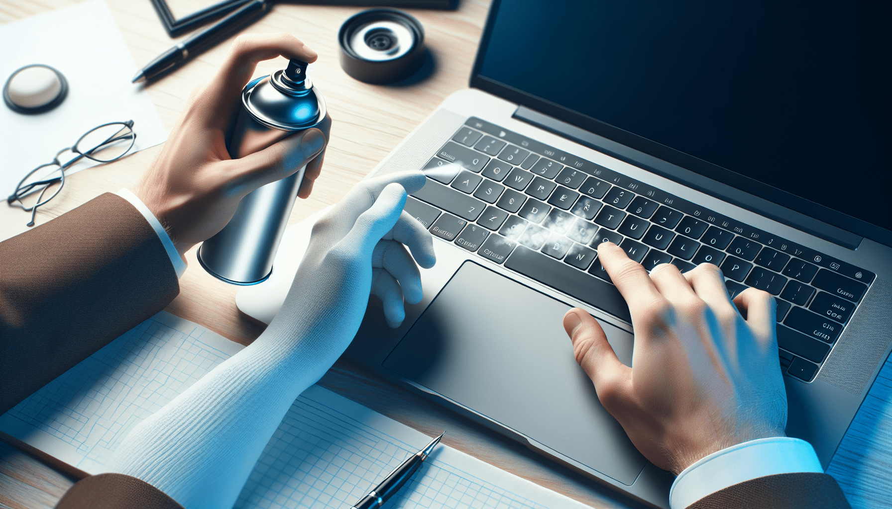 Limpieza de Teclados Portátiles: ¿Es Necesario Usar Aire Comprimido?