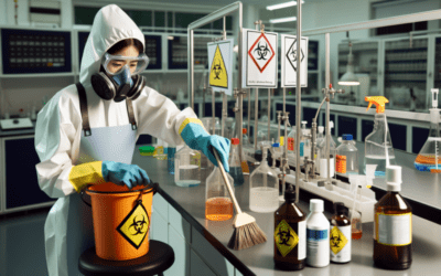 Recomendaciones para limpiar áreas con alta exposición a productos químicos