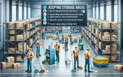 Tips para mantener limpias las zonas de almacenamiento en fábricas